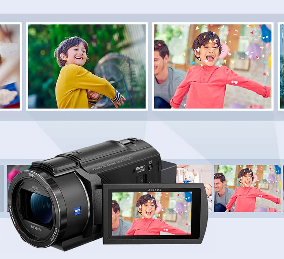 4K Handycam® with with Exmor R™ CMOS sensor | FDR-AX43A | Sony