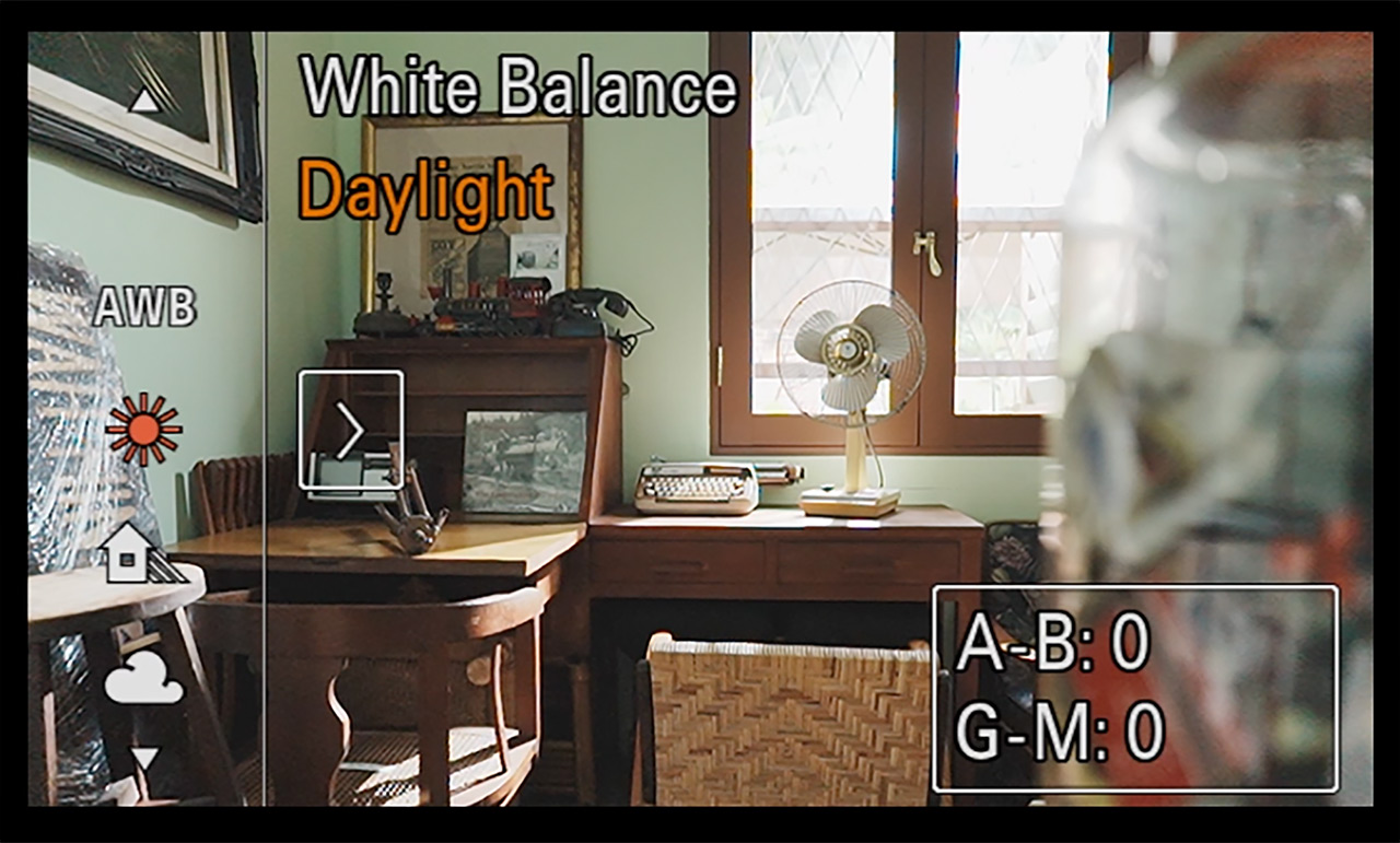 Langkah 3: Sesuaikan suhu warna melalui Penyesuaian White Balance