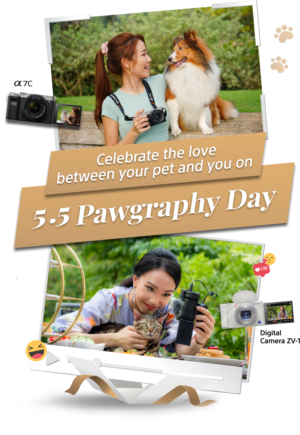 Celebrate the love between your pet and you on 5.5 Pawgraphy Day